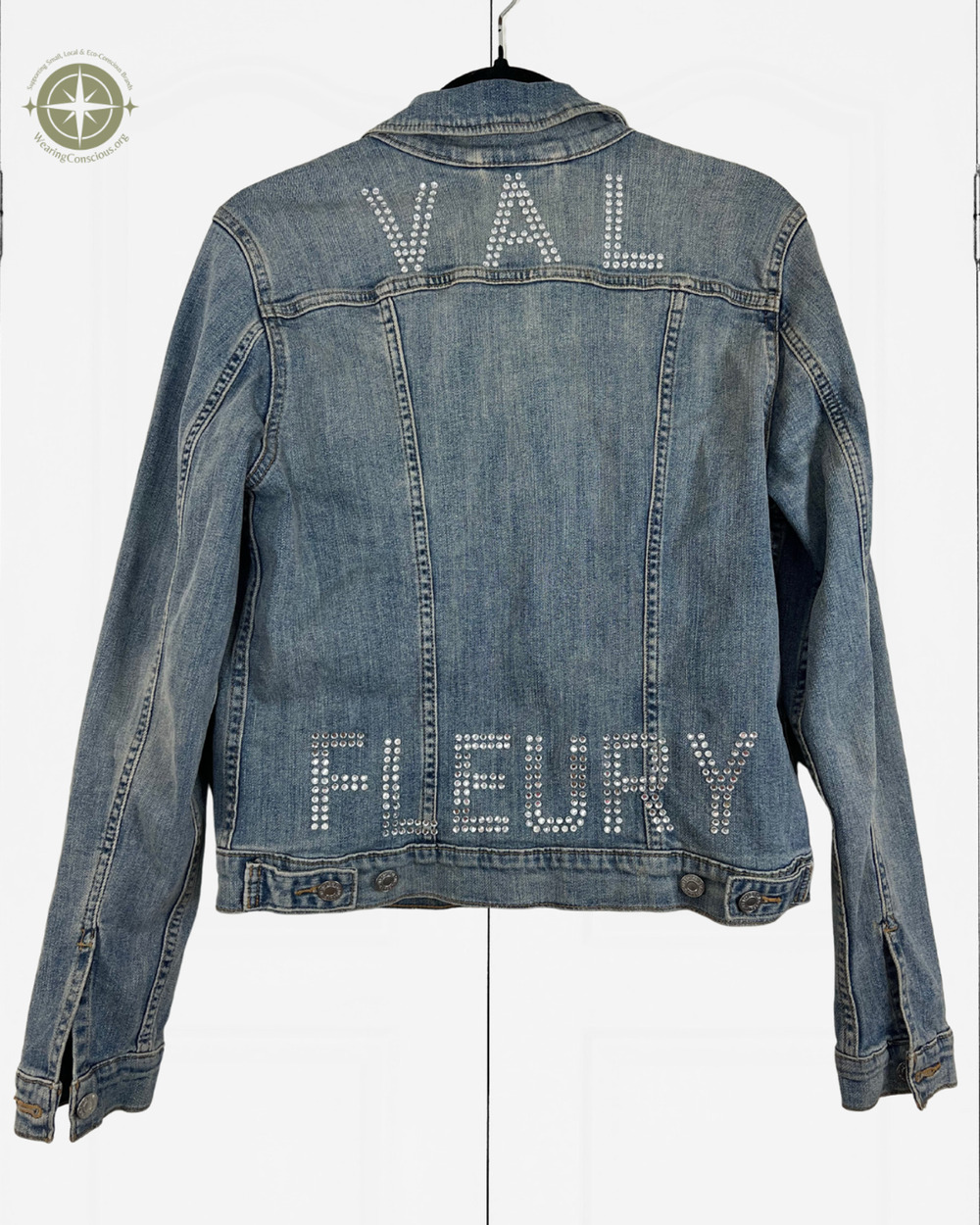 The VAL FLEURY Customized Levi’s Denim Jacket